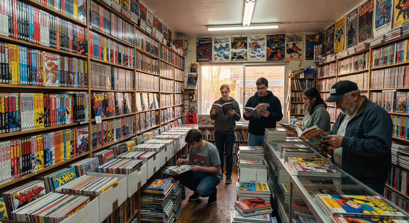 店内の様子 — Metraxolbin Manga Store